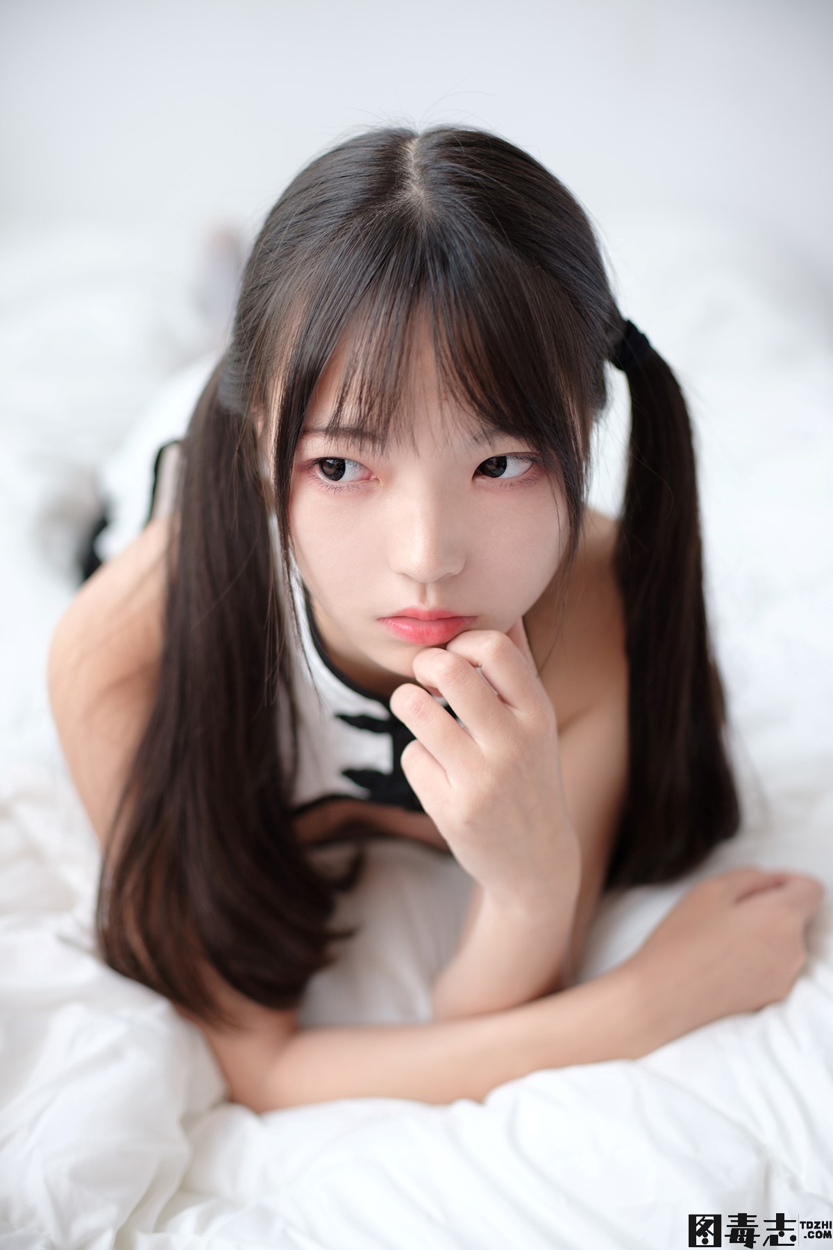 [森萝财团] X-045 默陌 灰丝情趣旗袍