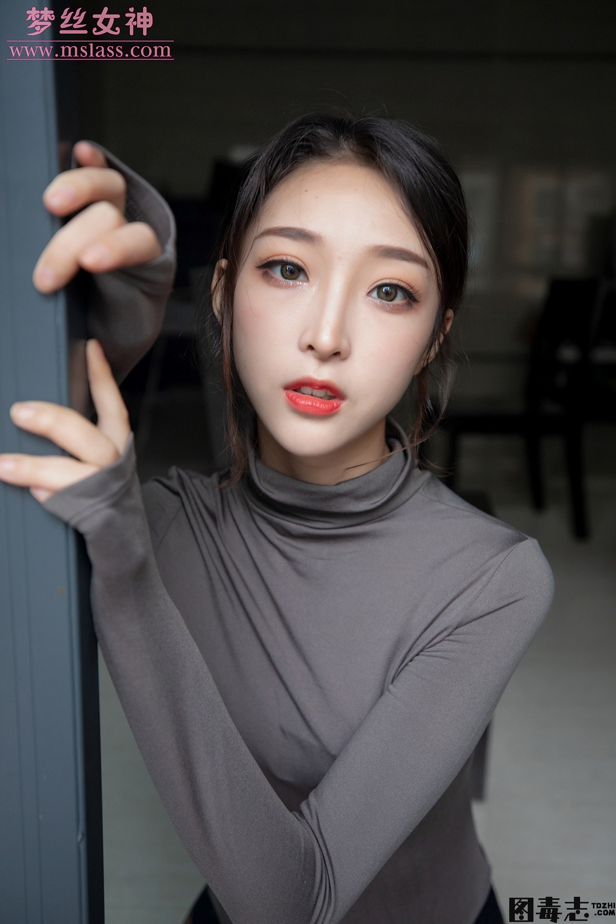 [MSLASS梦丝女神] 2019.08.05 乔儿《美女主播乔儿（黑丝）》