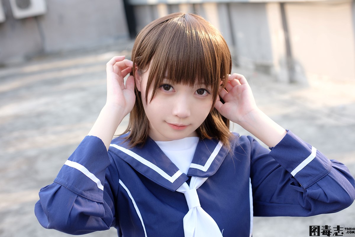 [森萝财团] X-043 Aika 天台黑丝水手服