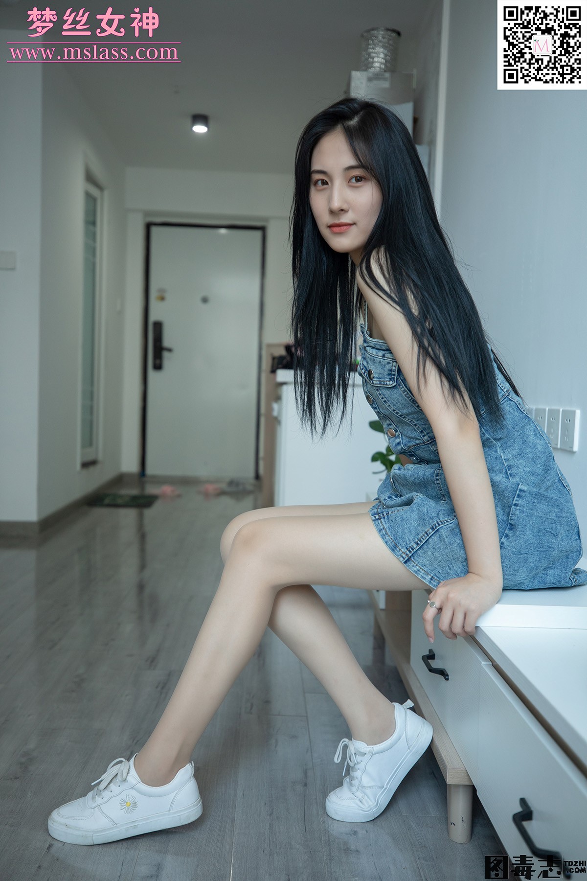 [MSLASS梦丝女神] 2020.06.30 小允儿《牛仔连衣裙》