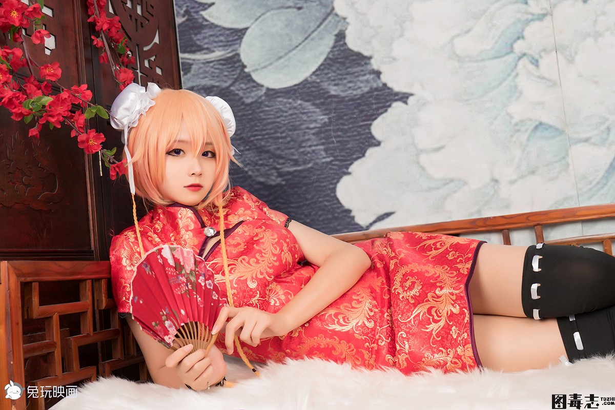 [兔玩映画] Akisoso秋楚楚 红色旗袍