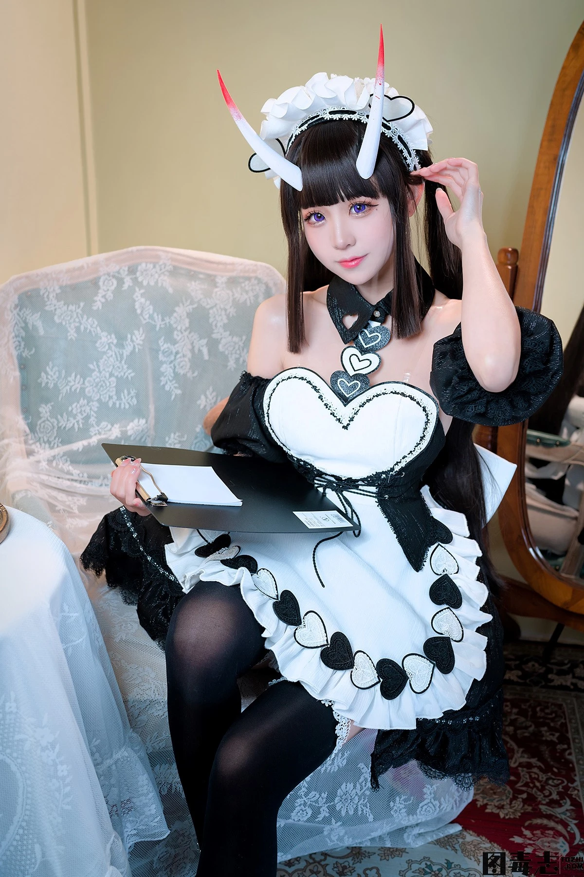 [miko酱ww] 碧蓝航线 能代女仆+坏女人