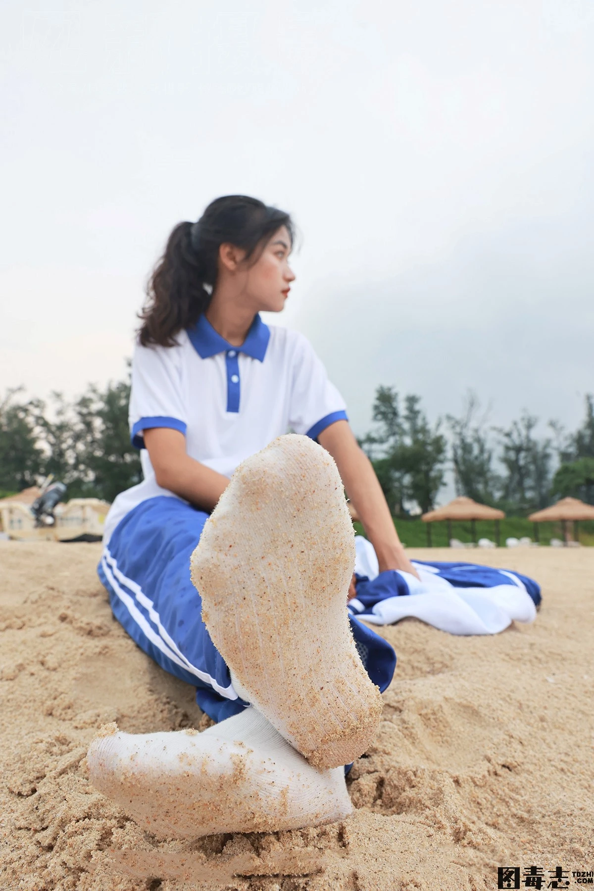 [见新摄影] No.025 大二网红少女校园风 深圳 西涌海岸