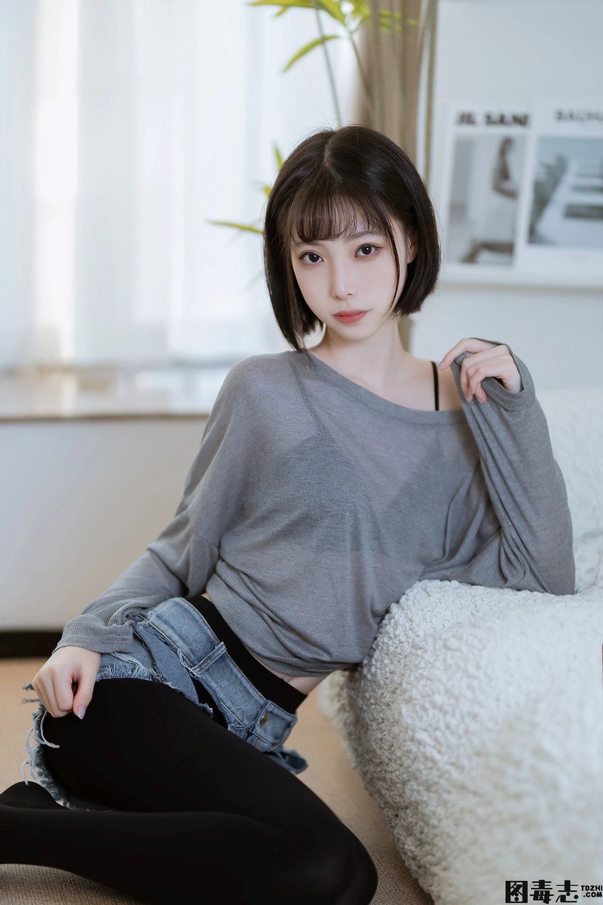 [许岚LAN(叁月life)] 半透毛衣