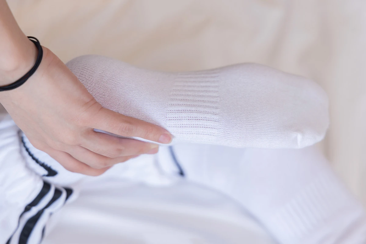 [BoBoSocks袜啵啵] No.382 小沫-板鞋、白棉袜